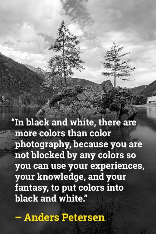 Anders Petersen sur les couleurs en noir et blanc