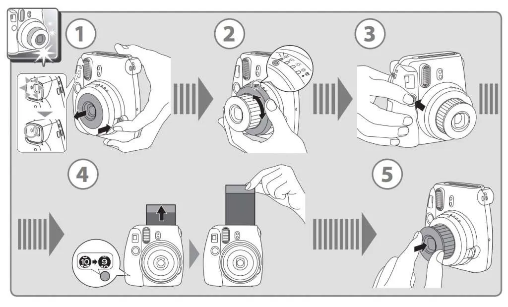 Comment utiliser un polaroid instax mini 9