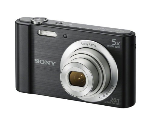 Appareil photo numérique Sony DSCW800/B 20,1 MP (noir)