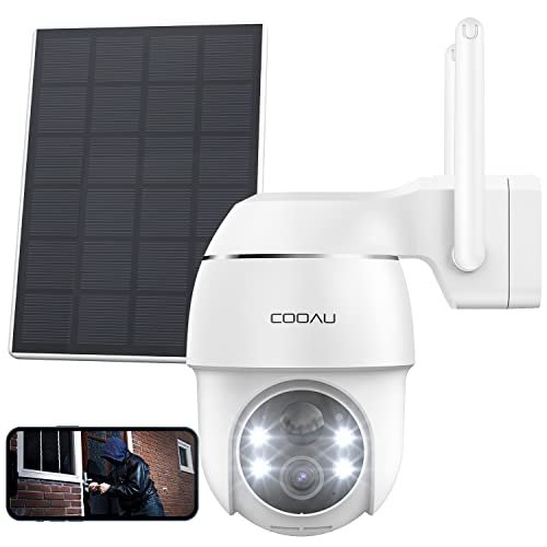 COOAU Camera Surveillance WiFi Exterieure sans Fil 2023 Camera So …