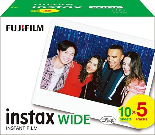 Meilleure instax Pack de 50 Films Wide Blanc