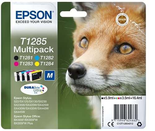 Meilleure Epson Multipack T1285 Renard, Cartouches d’encre  …