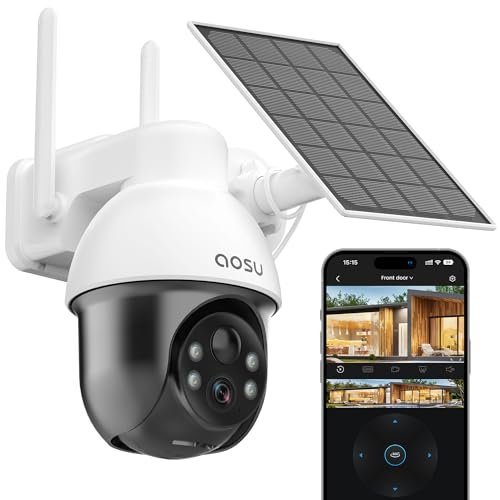 Voici la meilleure AOSU Camera Surveillance WiFi Camera Exterieur …
