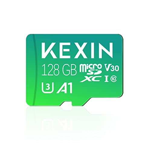 Voici la meilleure KEXIN Carte Micro SD 128 Go Contient Adaptateu …