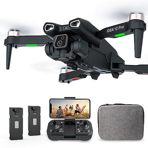 IDEA12 PRO Drone avec Caméra Réglable 4K avec Positionnement de Flux  Optique pour Débutants et Adultes, Drone avec Moteur Sans Balais, Drone FPV  RC Quadcopter avec Double Caméras, 2 Piles 30 Min : : Jeux et  Jouets