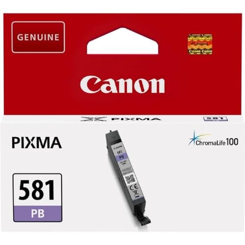 Canon CLI-581 PB Cartouche Bleu Photo Certifié Canon (Emballage  …
