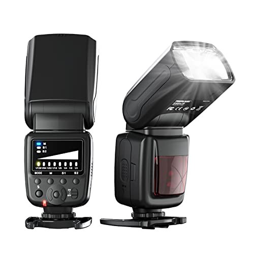 PHOTOOLEX Flash Speedlite pour Canon Nikon Sony Panasonic Olympus …