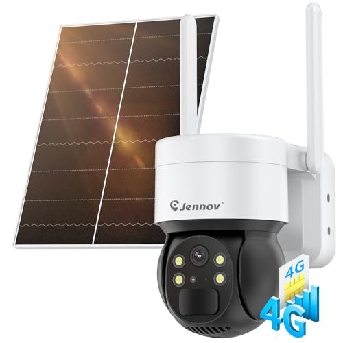 Voici la meilleure Jennov 4G/3G LTE Caméra Surveillance Extérie …