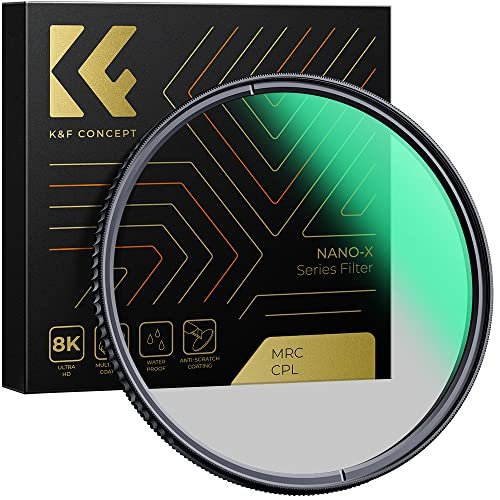 Meilleur K&F Concept Filter Polarisant Filtre CPL 72 mm Nano …
